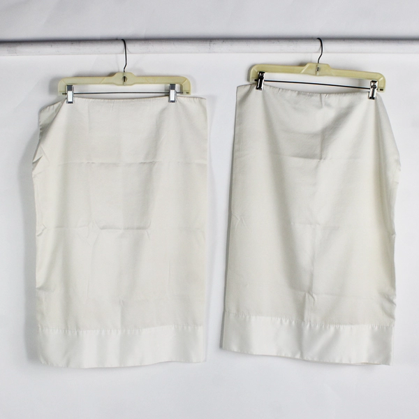 Set of 2 American Textile Co Pillowcases Standard 20x26 Cream Polyester Viscose