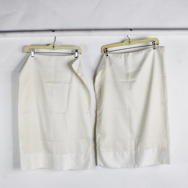 Set of 2 American Textile Co Pillowcases Standard 20x26 Cream Polyester Viscose