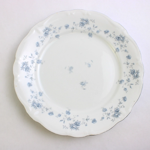 Lot Of 5 Johann Haviland Blue Garland (Bavaria Backstamp) Dinner Plates