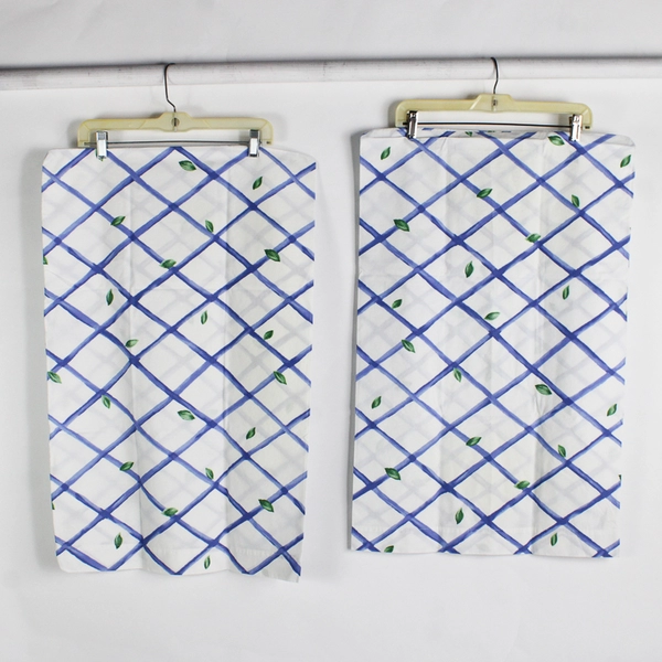 Set of 2 Wamsutta Pillowcases Super Standard 20x30 100% Combed Cotton