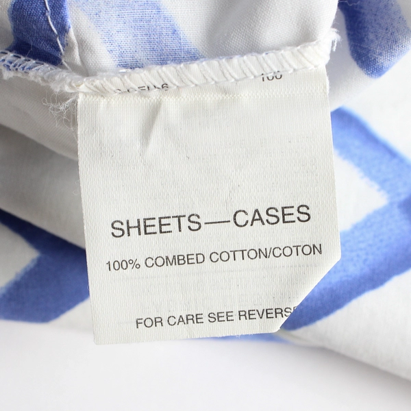 Set of 2 Wamsutta Pillowcases Super Standard 20x30 100% Combed Cotton