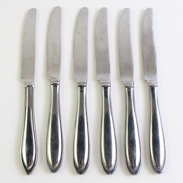 Lot Of 6 Lenox Hayden (Stainless) Flatware New French Solid Knives