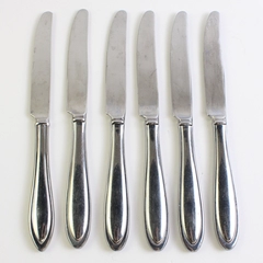 Lot Of 6 Lenox Hayden (Stainless) Flatware New French Solid Knives