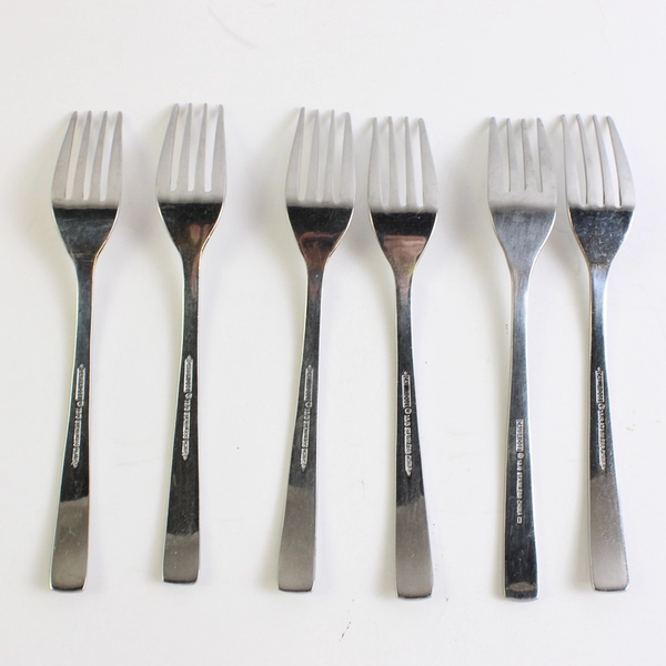 Lot Of 6 Cambridge Silver Everest (Stainless) Flatware Forks