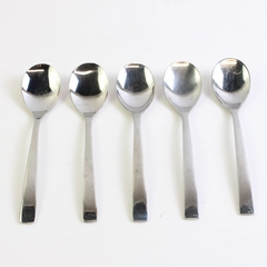 Lot Of 5 Cambridge Silver Everest Stainless Flatware Soup Spoons