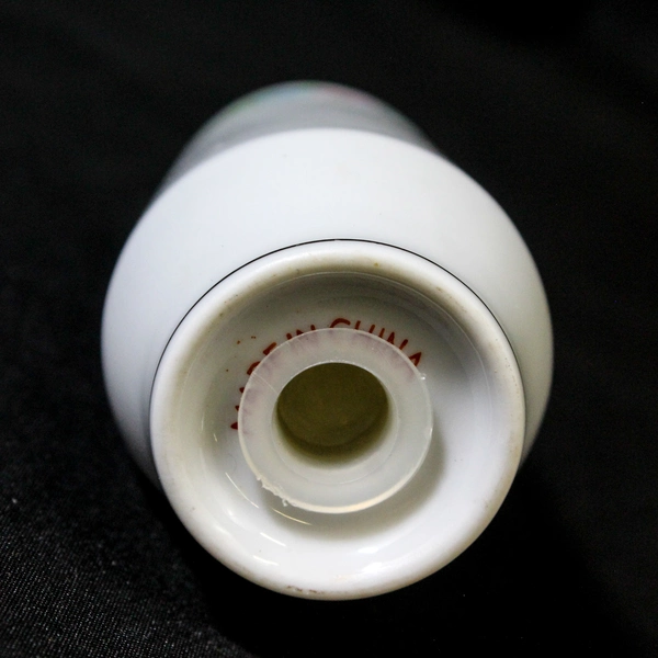 Porcelain Salt And Pepper Shaker Set Made In Japan White With Flowers