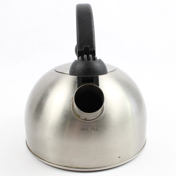 Copco Whistling Tea Kettle Teapot Stainless Steel Brushed