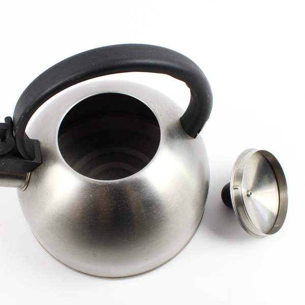 Copco Whistling Tea Kettle Teapot Stainless Steel Brushed