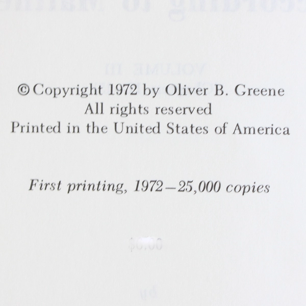 The Gospel According to Matthew by Oliver B Greene Vol 3 1972 HC Ex-Lib 1st Ed