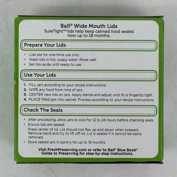 2 Sealed Boxes of Ball Wide Mouth Canning Jar Lids Dates Of 2011 And 2017