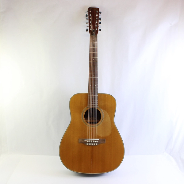Yamaki Deluxe Folk Acoustic 12 String Guitar 1971 No. 215 No Pick Guard