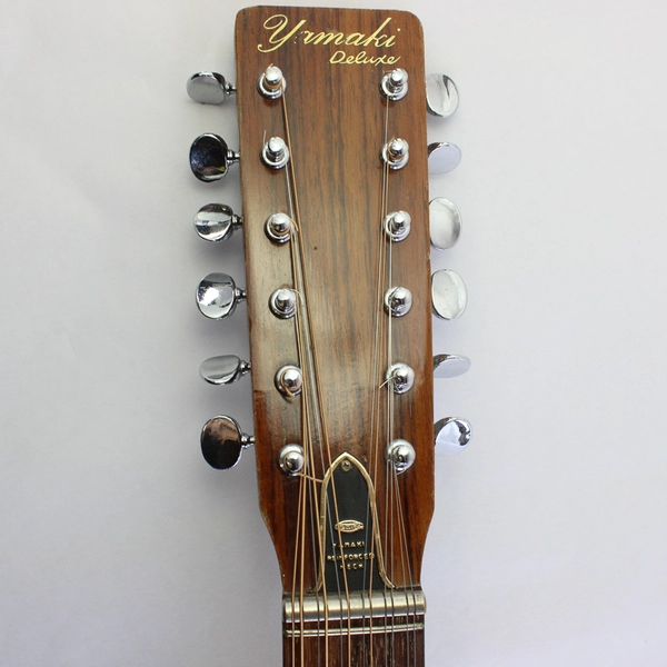 Yamaki Deluxe Folk Acoustic 12 String Guitar 1971 No. 215 No Pick Guard