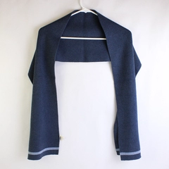 Old Navy Knit Scarf 100% Cotton Blue One Size 10" x 60"