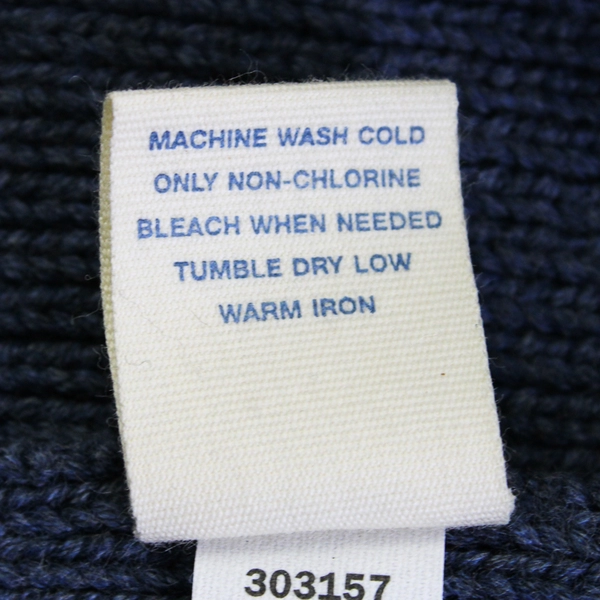 Old Navy Knit Scarf 100% Cotton Blue One Size 10" x 60"