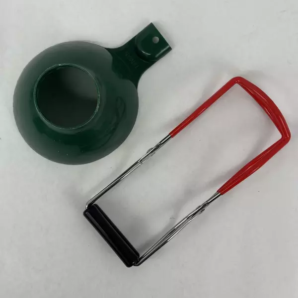 Green Norpro Plastic Canning Funnel And Red Handle Jar Lifter