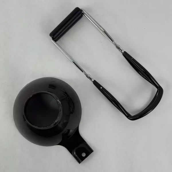 Brown Norpro Plastic Canning Funnel And Brown Handle Jar Lifter