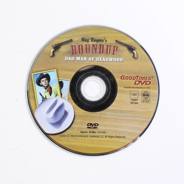 Bad Man of Deadwood DVD 2004 Roy Roger's Roundup
