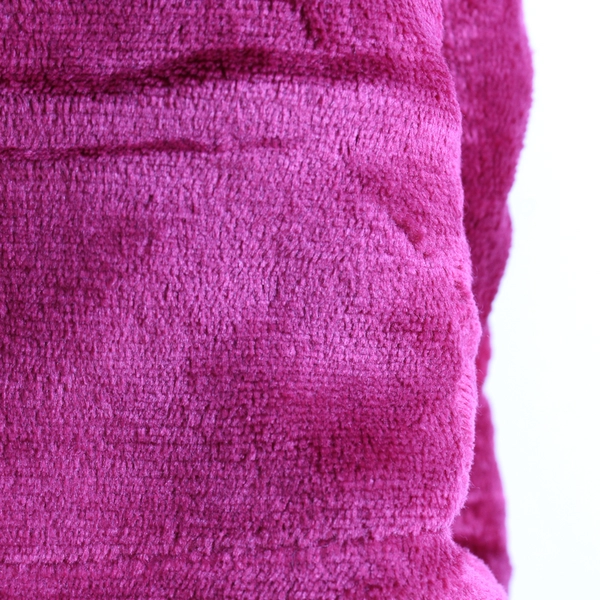 Fleece Throw Blanket 50 x 60 inch Red Faux Shearling Polyester