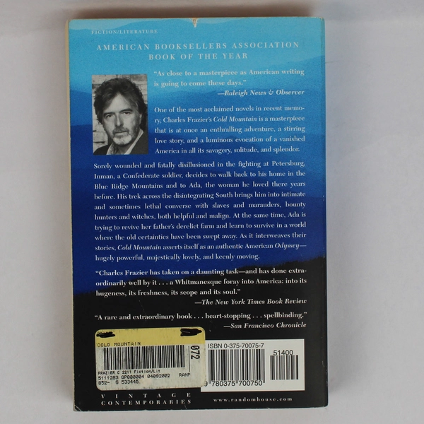 Cold Mountain by Charles Frazier 1998 Paperback