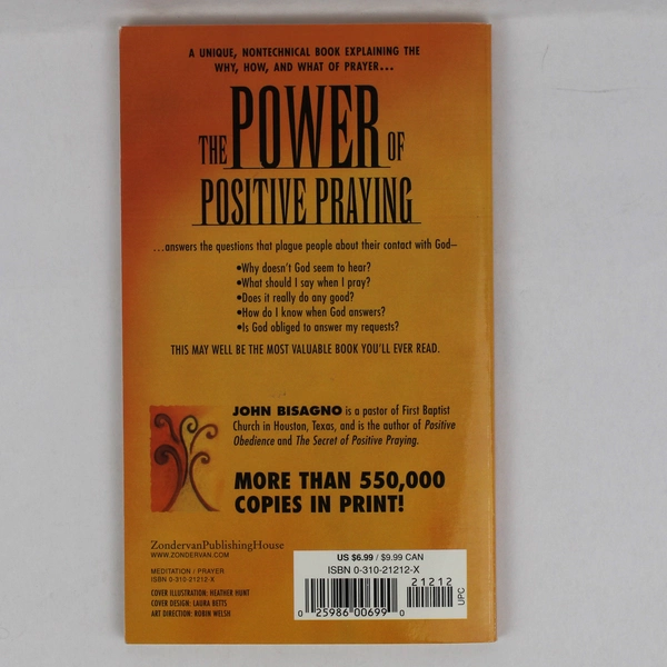 The Power of Positive Praying by John Bisagno 1972 Paperback