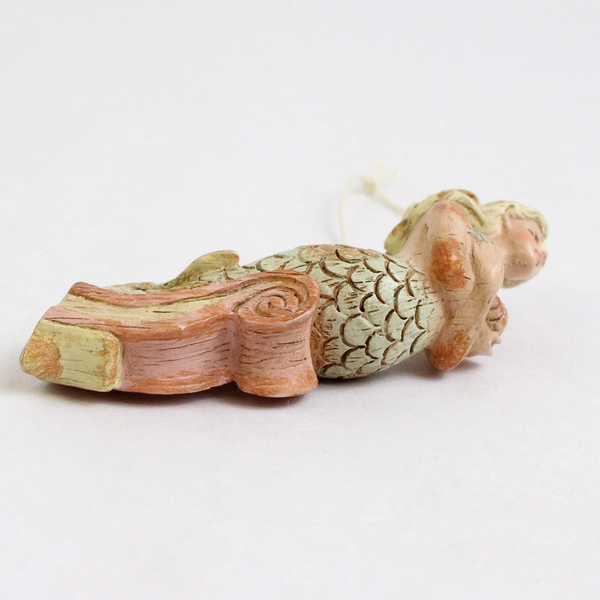 Mermaid Holding Starfish and Shells Ornament Figurine