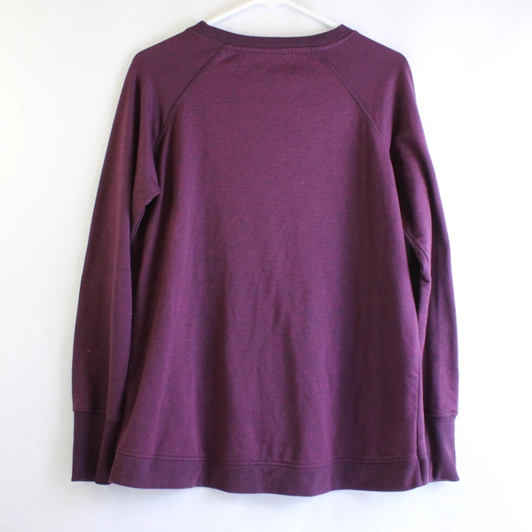 Danskin Burgundy Long-Sleeved Top Women's Size Medium