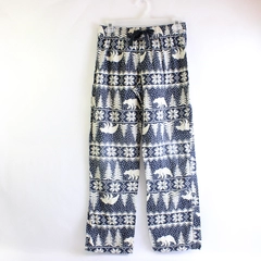 Old Navy Blue and White Winter-Themed Pajama Pants Women's Size XS