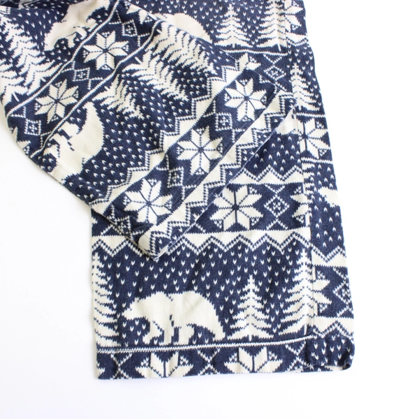 Old Navy Blue and White Winter-Themed Pajama Pants Women's Size XS