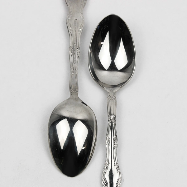 Lot Of 7 Reed & Barton Victoria (Stainless) Flatware Soup Spoons