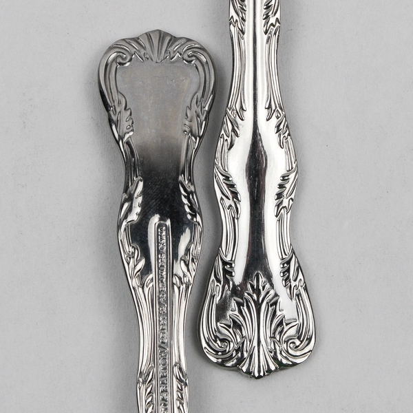 Lot Of 7 Reed & Barton Victoria (Stainless) Flatware Soup Spoons