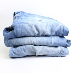 Lot of 3 Medium Wash Denim Jeans for DIY Craft Projects
