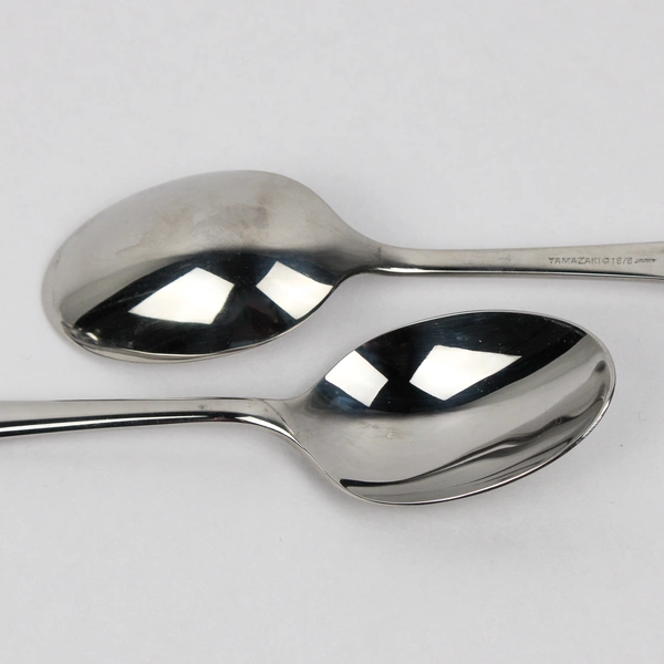 Lot Of 4 Yamazaki Seawinds (Stainless-Gold Accent) Flatware Soup Spoons