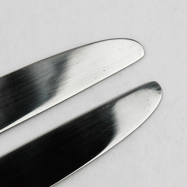 Lot Of 5 Yamazaki Seawinds Stainless Gold Accent Flatware French Hollow Knives