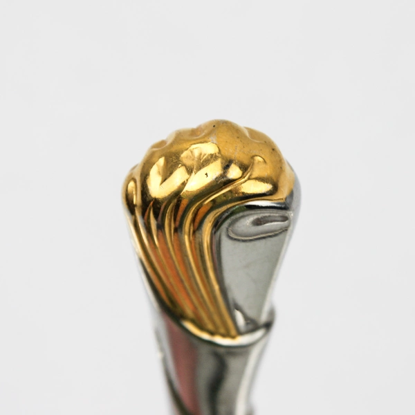 Lot Of 5 Yamazaki Seawinds Stainless Gold Accent Flatware French Hollow Knives