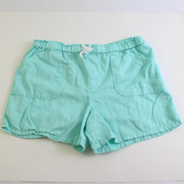 Wonder Nation Light Blue Cotton Blend Shorts Girls' Size Large 10-12 Plus