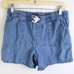 Wonder Nation Blue Cotton Shorts Girls' Size Large 10-12 Plus