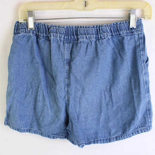 Wonder Nation Blue Cotton Shorts Girls' Size Large 10-12 Plus