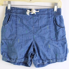 Wonder Nation Blue Cotton Shorts Girls' Size XL 14-16
