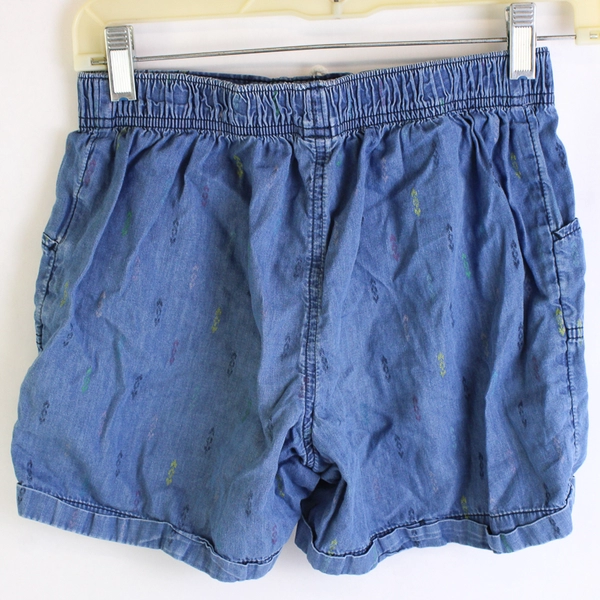 Wonder Nation Blue Cotton Shorts Girls' Size XL 14-16