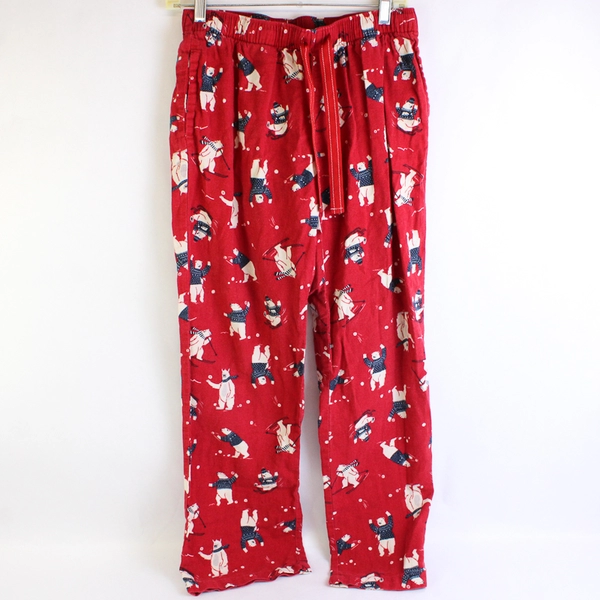 Old Navy Winter Polar Bear Print Cotton Pajama Pants Women's Small