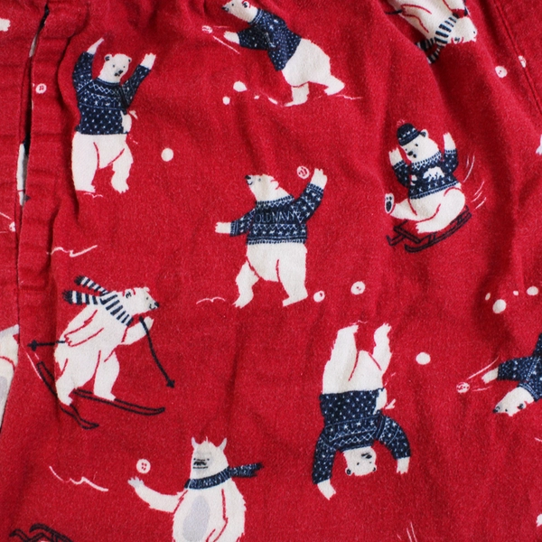 Old Navy Winter Polar Bear Print Cotton Pajama Pants Women's Small