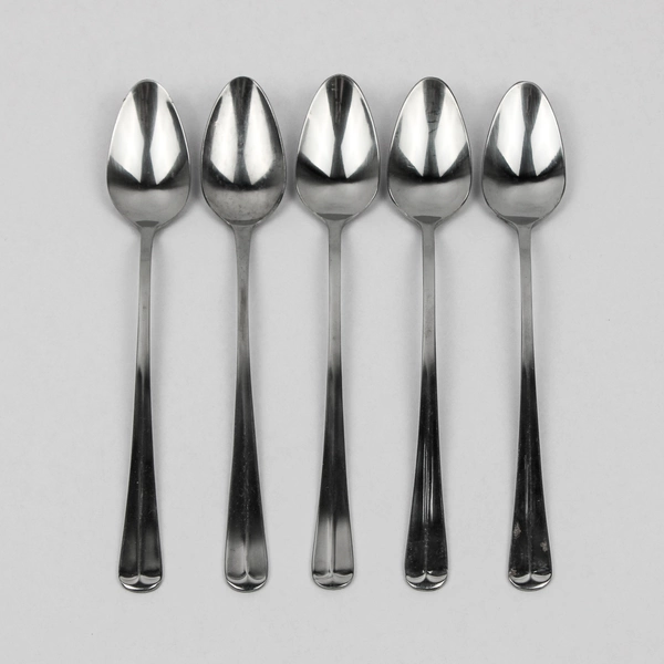 Lot Of 5 International Silver Gran Royal Stainless Flatware Iced Tea Spoons
