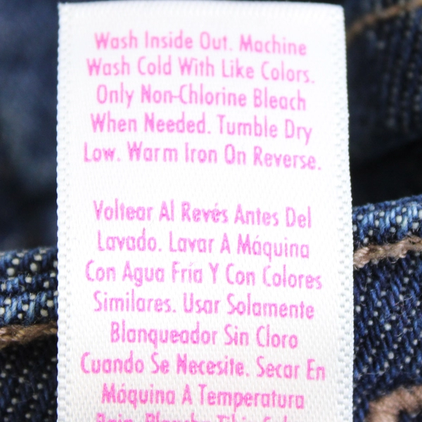 Justice Dark Wash Raw Hem Distressed Denim Skirt Girls' Size 16