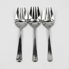 Lot Of 3 International Silver Gran Royal (Stainless) Cold Meat Serving Forks