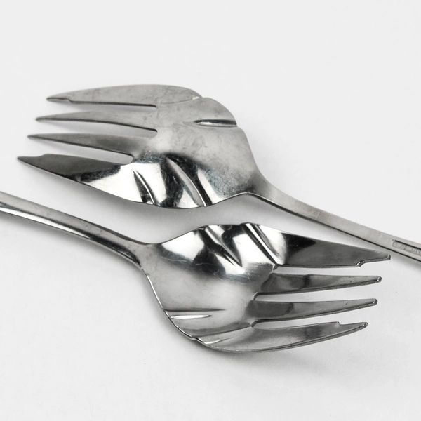 Lot Of 3 International Silver Gran Royal (Stainless) Cold Meat Serving Forks