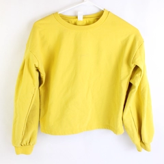 1901 Mustard Yellow Cropped Sweatshirt Girls' Size XL 14/16