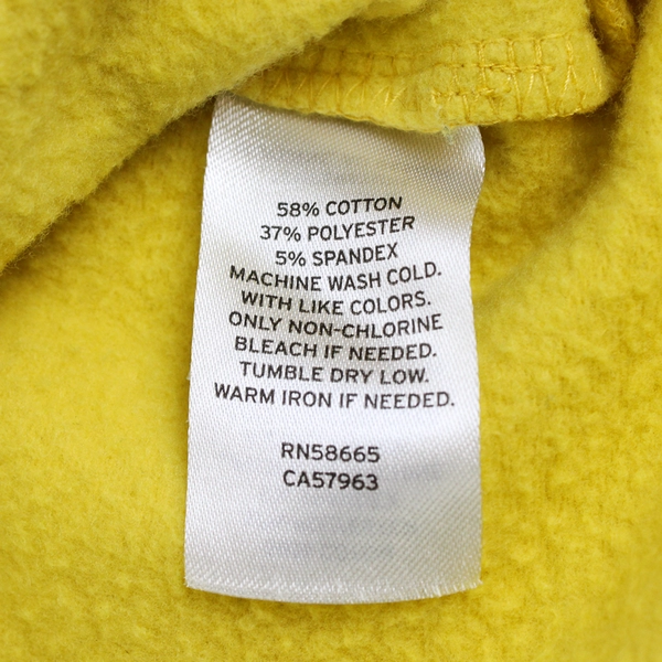 1901 Mustard Yellow Cropped Sweatshirt Girls' Size XL 14/16