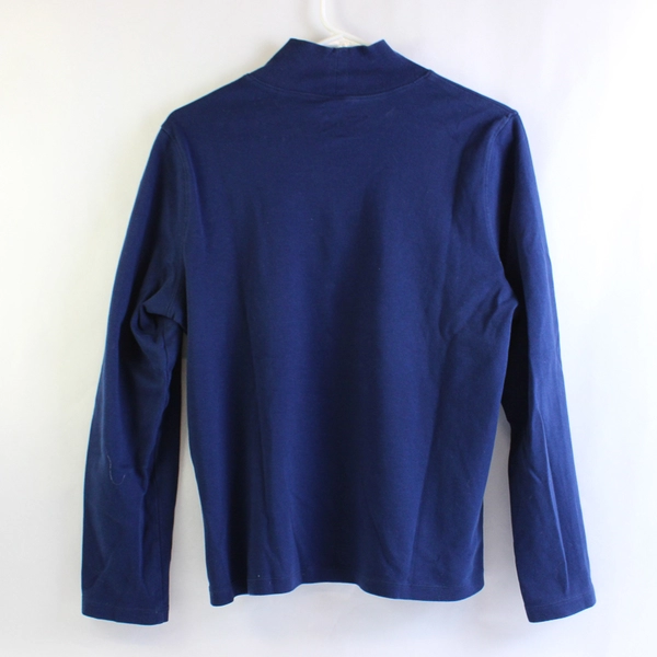 Made For Life Navy Blue Long-Sleeved Top Women's Size Large
