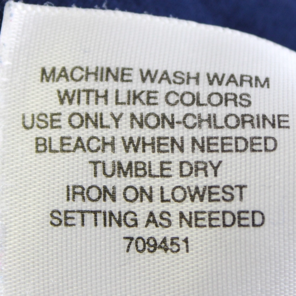 Made For Life Navy Blue Long-Sleeved Top Women's Size Large