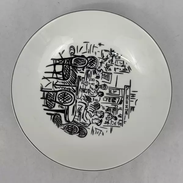 Mikasa Parisian Scenes 8.25 Inch Round Serving Bowl